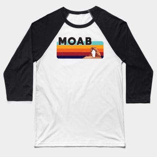 Moab Utah Nature Hiking Mountains Outdoors Vintage Baseball T-Shirt